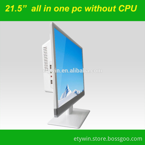 all in one pc, desktop computer wholesale diy all in one computer case 21.5"LED monitor all in one